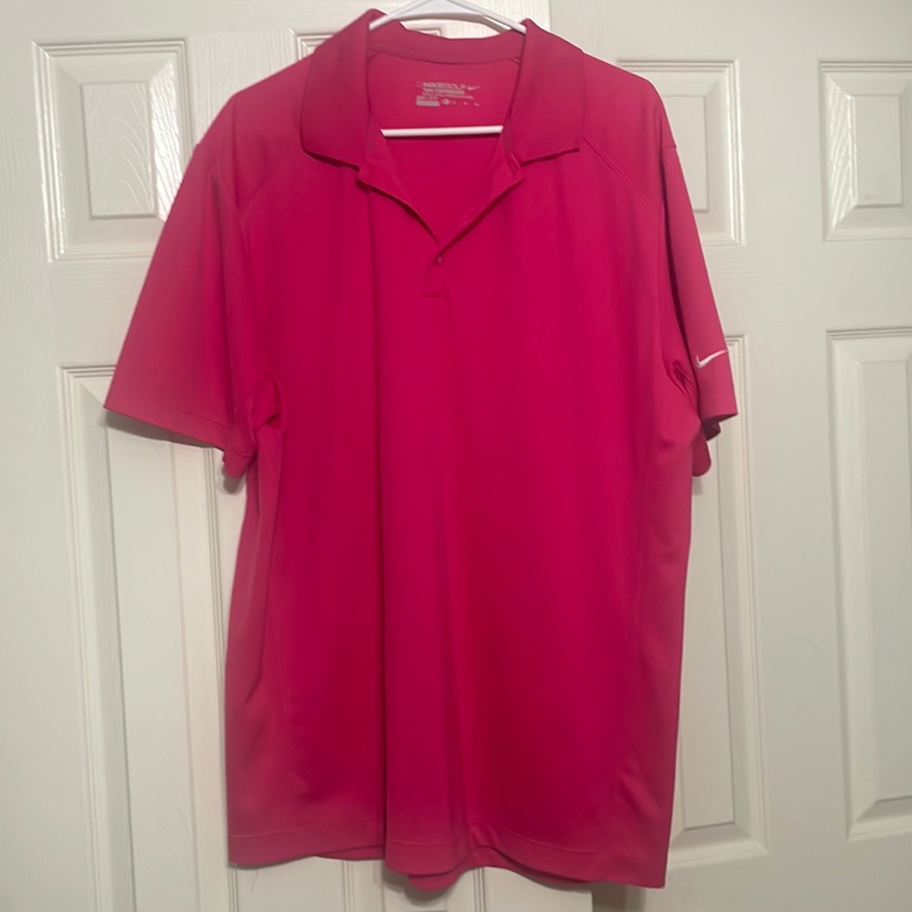 Nike Golf XL Short sleeve polo in pink